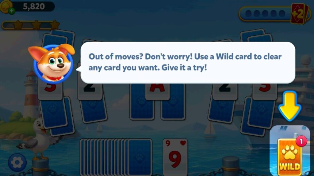 Solitaire TriPeaks Journey Free Coins: Today's Gift & Free Rewards 3 Solitaire TriPeaks Journey board gameplay and Wild card booster tutorial
