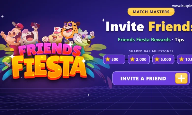 Match Masters Invite Friends: Friends Fiesta Rewards Guide 1 Match Masters Invite Friends guide: Friends Fiesta rewards and tips
