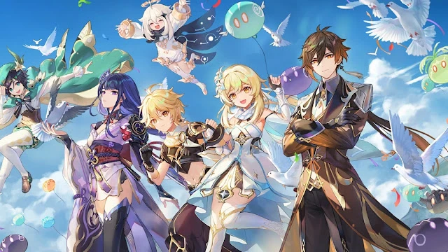 Top 5 Mobile Games & Best Mobile Games & You Should Try 6 Genshin Impact Open World RPG Mobile Game