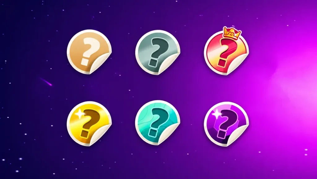 Match Masters Stickers Guide: How to Get, Trade & Complete Albums 3 Match Masters Sticker types showing different Sticker tiers