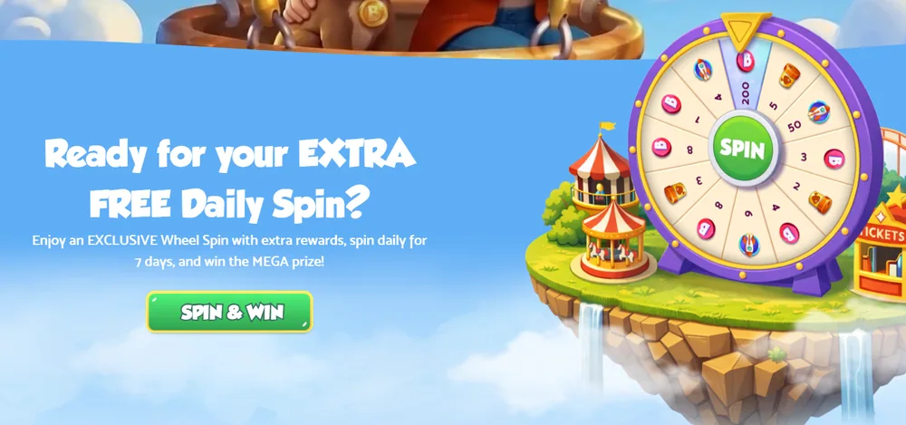 Bingo Bash Free Chips: Today's Freebies & Gift Links 5 BingoBash.com Extra Free Daily Spin with the SPIN & WIN button and the prize wheel